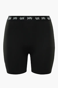 Major Label Shaping High Waist Logo Short