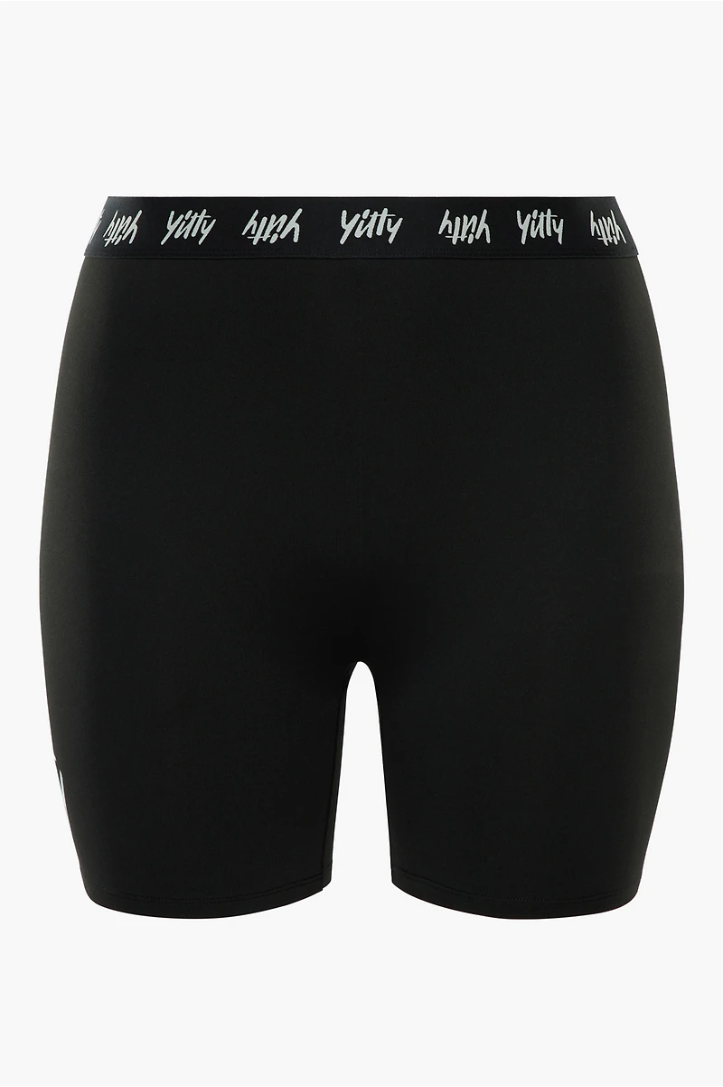 Major Label Shaping High Waist Logo Short