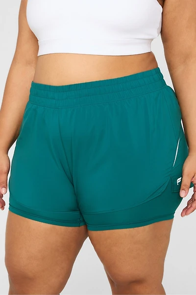 2-In-1 Reflective Run Short 2''