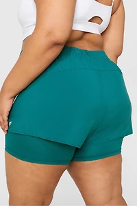 2-In-1 Reflective Run Short 2''
