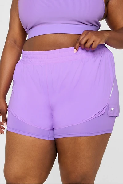 2-In-1 Reflective Run Short 2"