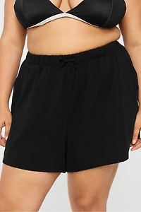 Cotton Voile Drawstring Short
