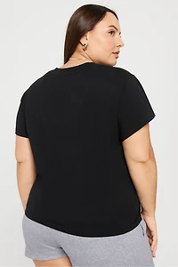 100% Cotton V-Neck Tee