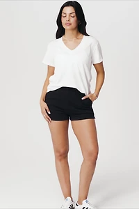 100% Cotton V-Neck Tee