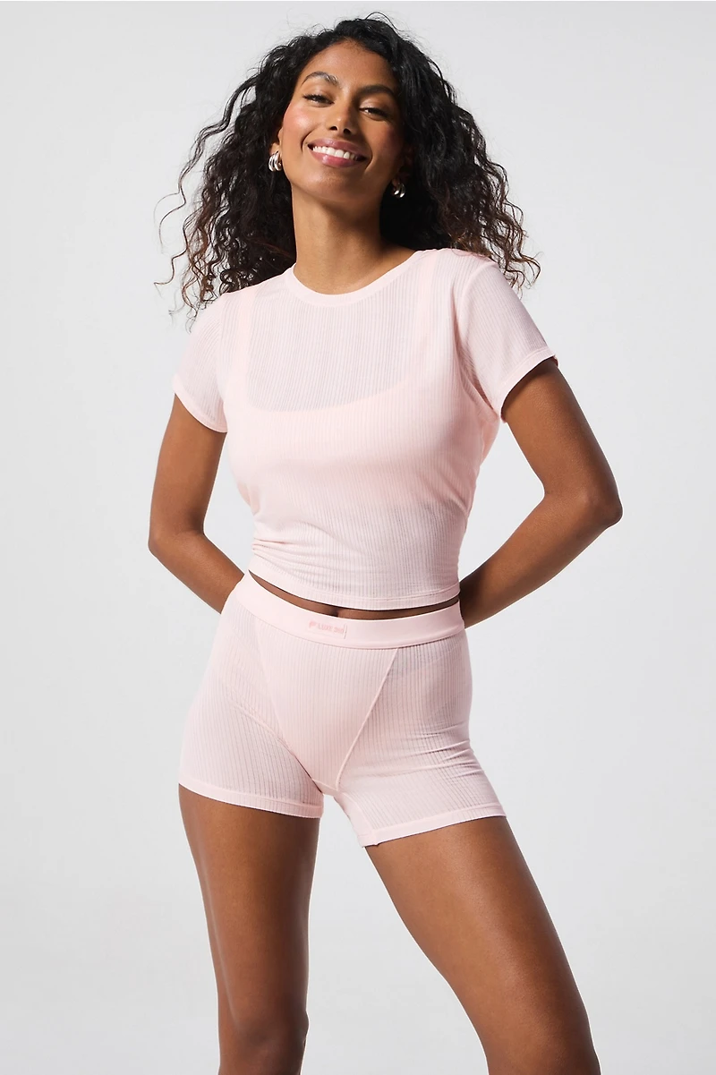 Luxe360 Rib Baby Tee