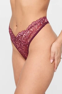 Smoothing Lace Thong
