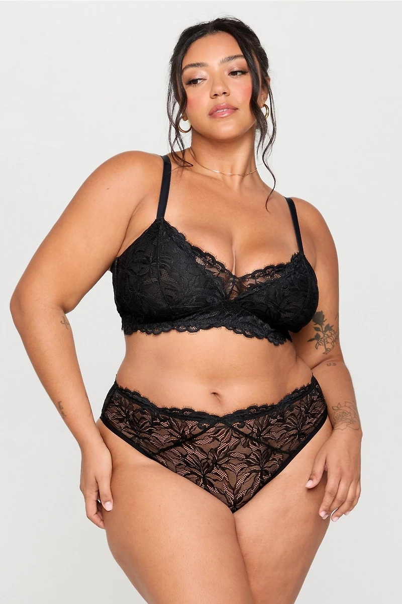 Smoothing Lace Thong