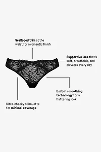 Smoothing Lace Thong
