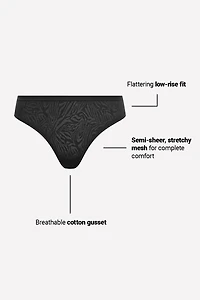 Hot Mesh Thong