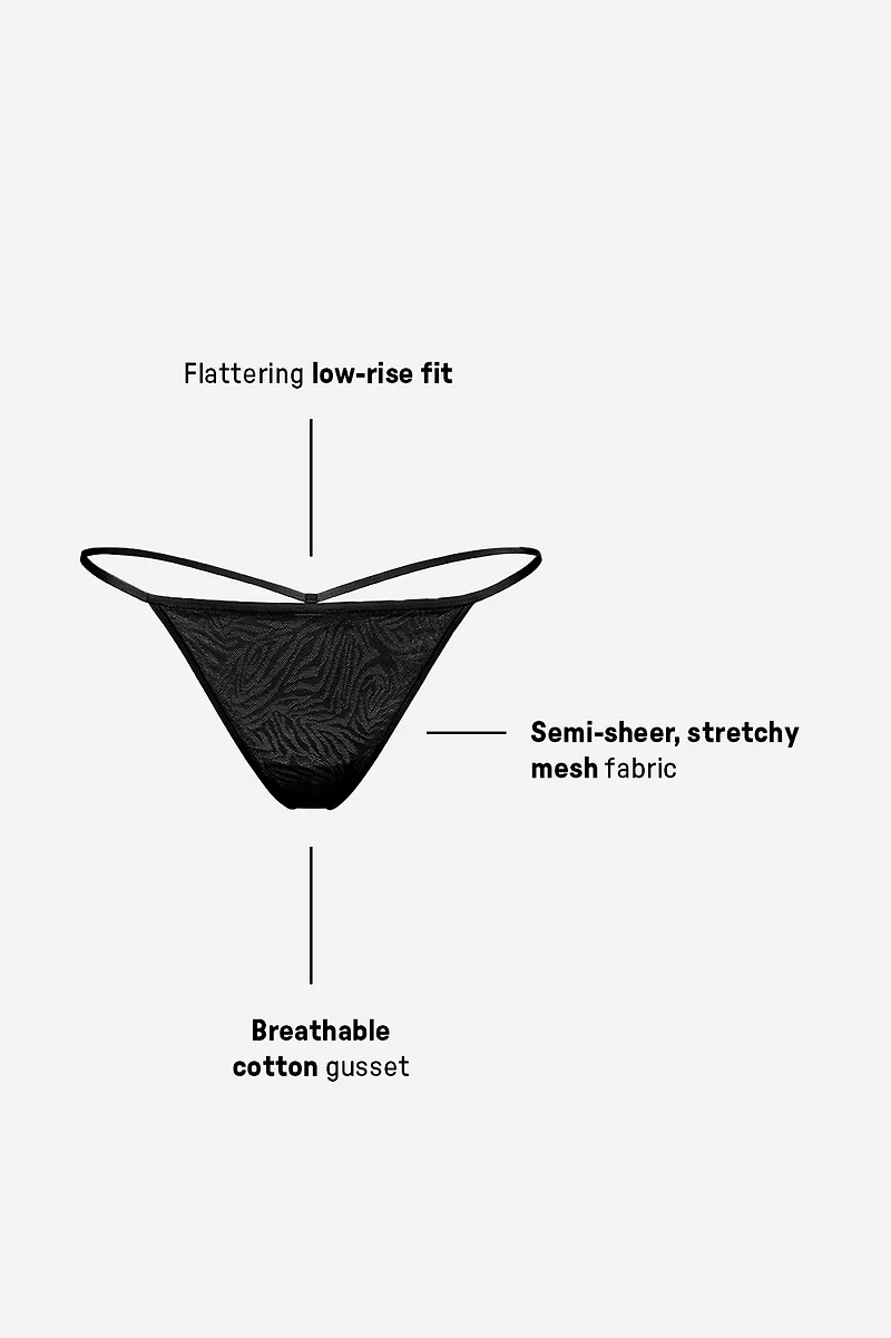 Hot Mesh G-String