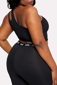 Major Label One Shoulder Midi Top