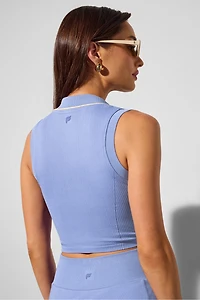 Seamless Polo Cropped Tank