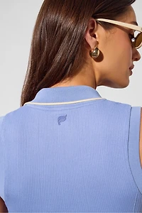 Seamless Polo Cropped Tank