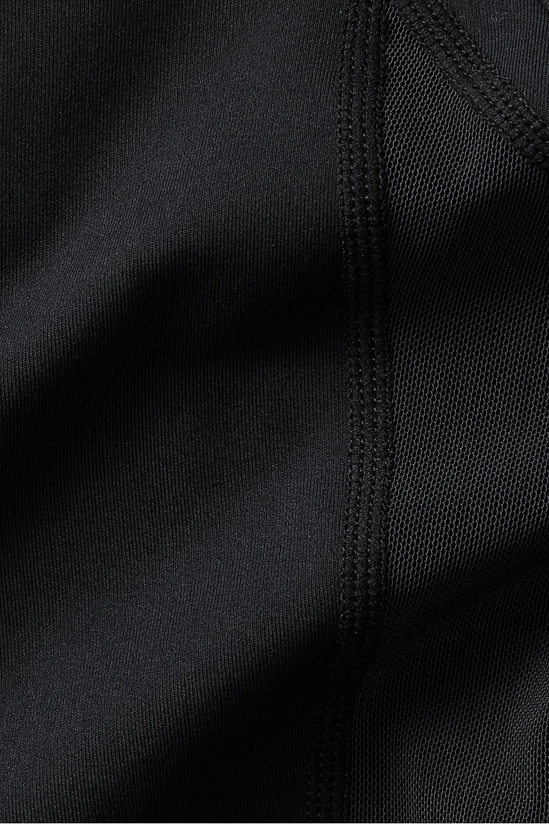 Half-Zip Heatwave Crop Tank