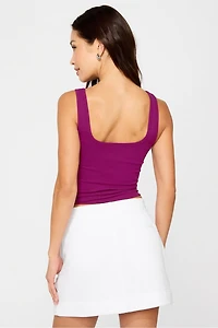 Daily Rib Square Neck Tank
