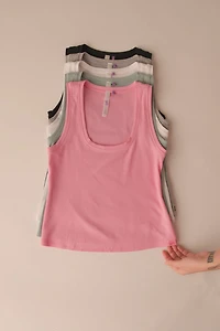 Soft Rib Cropped Tank