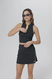 Half-Zip Active Cropped Tank