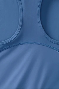 Half-Zip Active Cropped Tank