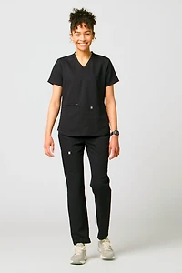 Mode 4-Pocket Scrub Top