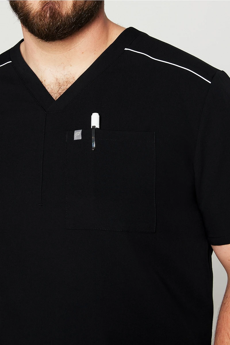 Helix 1-Pocket Scrub Top (Reflective)