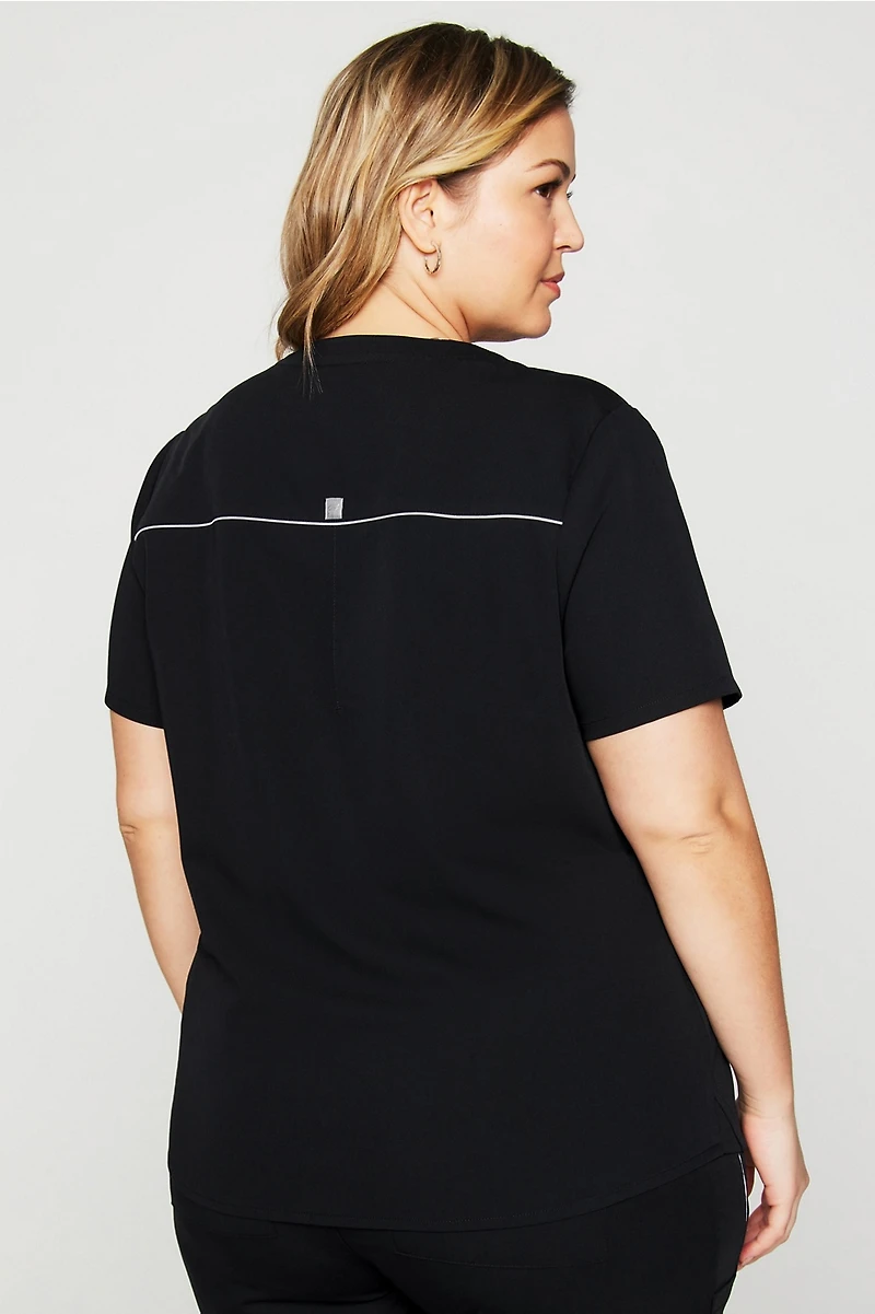 Method 2-Pocket Scrub Top (Reflective)