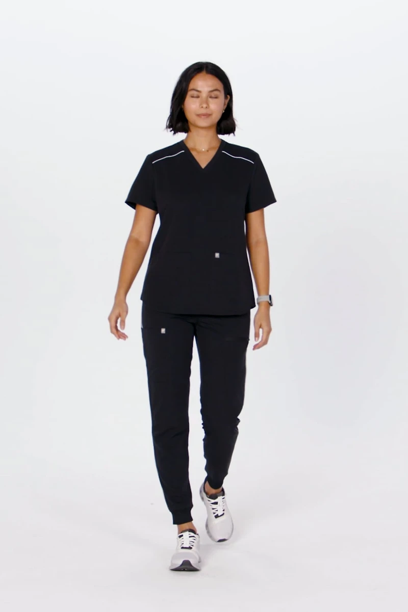 Method 2-Pocket Scrub Top (Reflective)