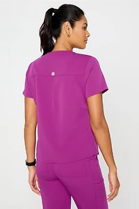 Vital 1-Pocket Scrub Top (Petite Fit