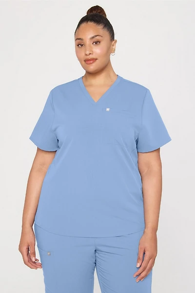 Vital 1-Pocket Scrub Top (Petite Fit)