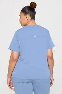 Vital 1-Pocket Scrub Top (Petite Fit)