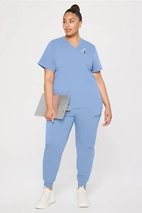 Vital 1-Pocket Scrub Top (Petite Fit)