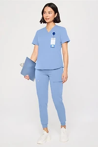 Vital 1-Pocket Scrub Top (Petite Fit)