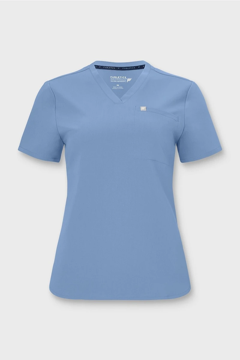 Vital 1-Pocket Scrub Top (Petite Fit)