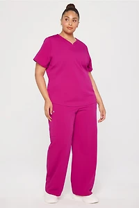 Petal 3-Pocket Scrub Top