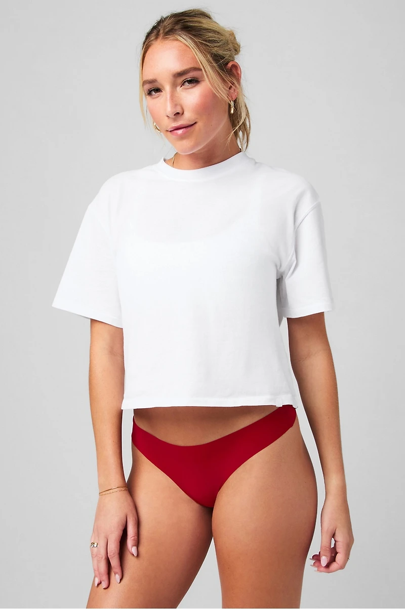 No Show Mid-Rise Thong