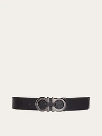Reversible and adjustable Gancini belt