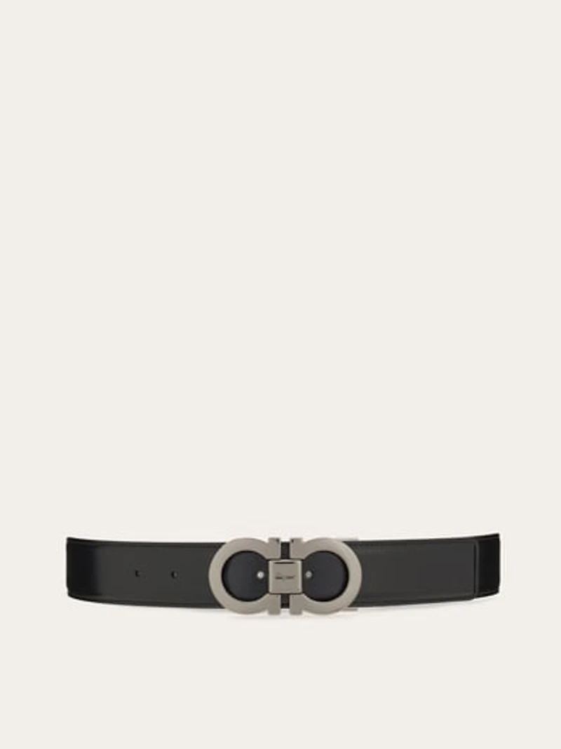 Reversible and adjustable Gancini belt