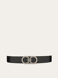 Reversible and adjustable Gancini belt