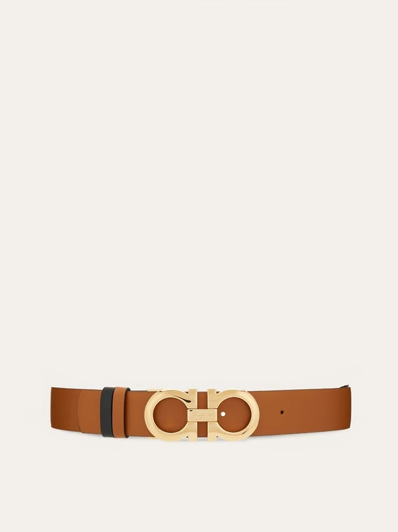 Reversible and adjustable Gancini belt