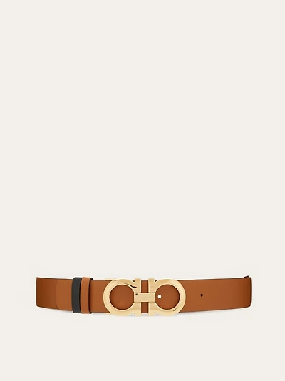 Reversible and adjustable Gancini belt