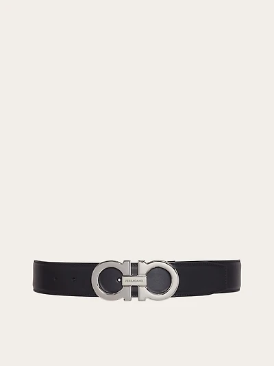 Reversible and adjustable Gancini belt