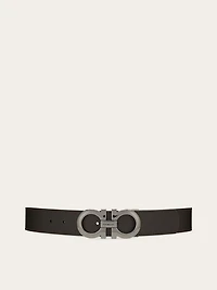 Reversible and adjustable Gancini belt