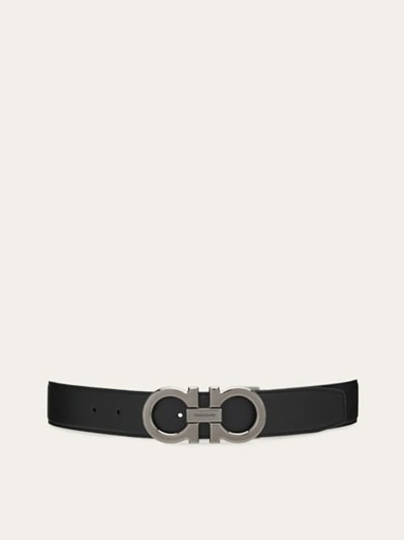 Reversible and adjustable Gancini belt