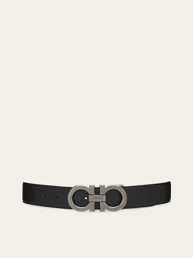Reversible and adjustable Gancini belt