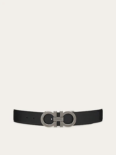 Reversible and adjustable Gancini belt