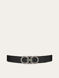 Reversible and adjustable Gancini belt