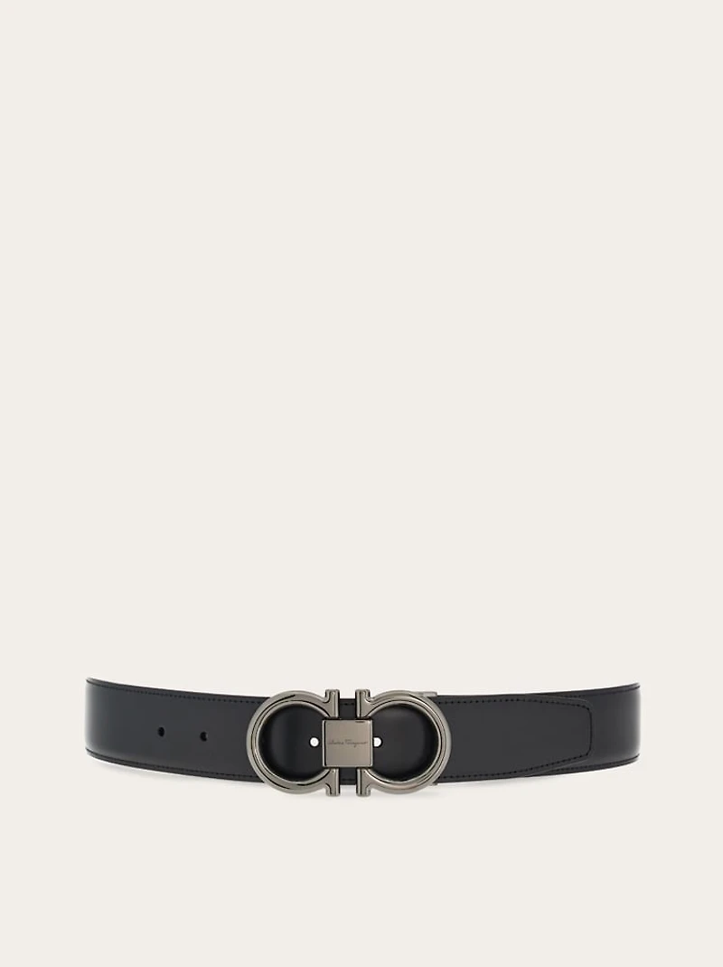 Reversible and adjustable Gancini belt