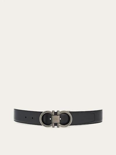 Reversible and adjustable Gancini belt
