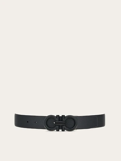 Reversible and adjustable Gancini belt
