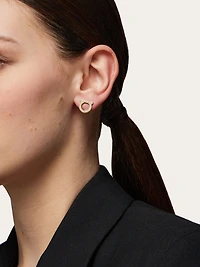 Gancini crystals earrings