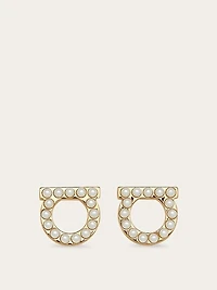 Gancini pearls earrings
